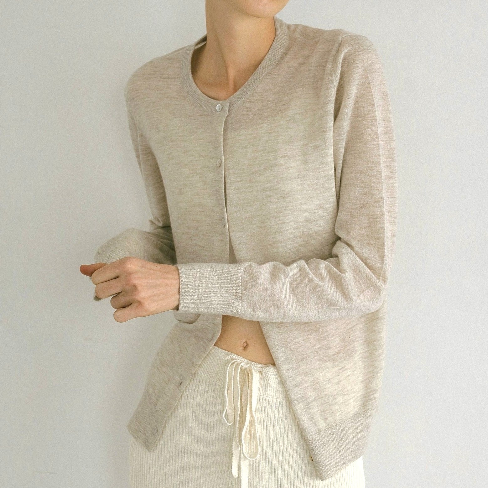 cashmere knit cardigan(カシミヤ100％ニットカーディガン)
