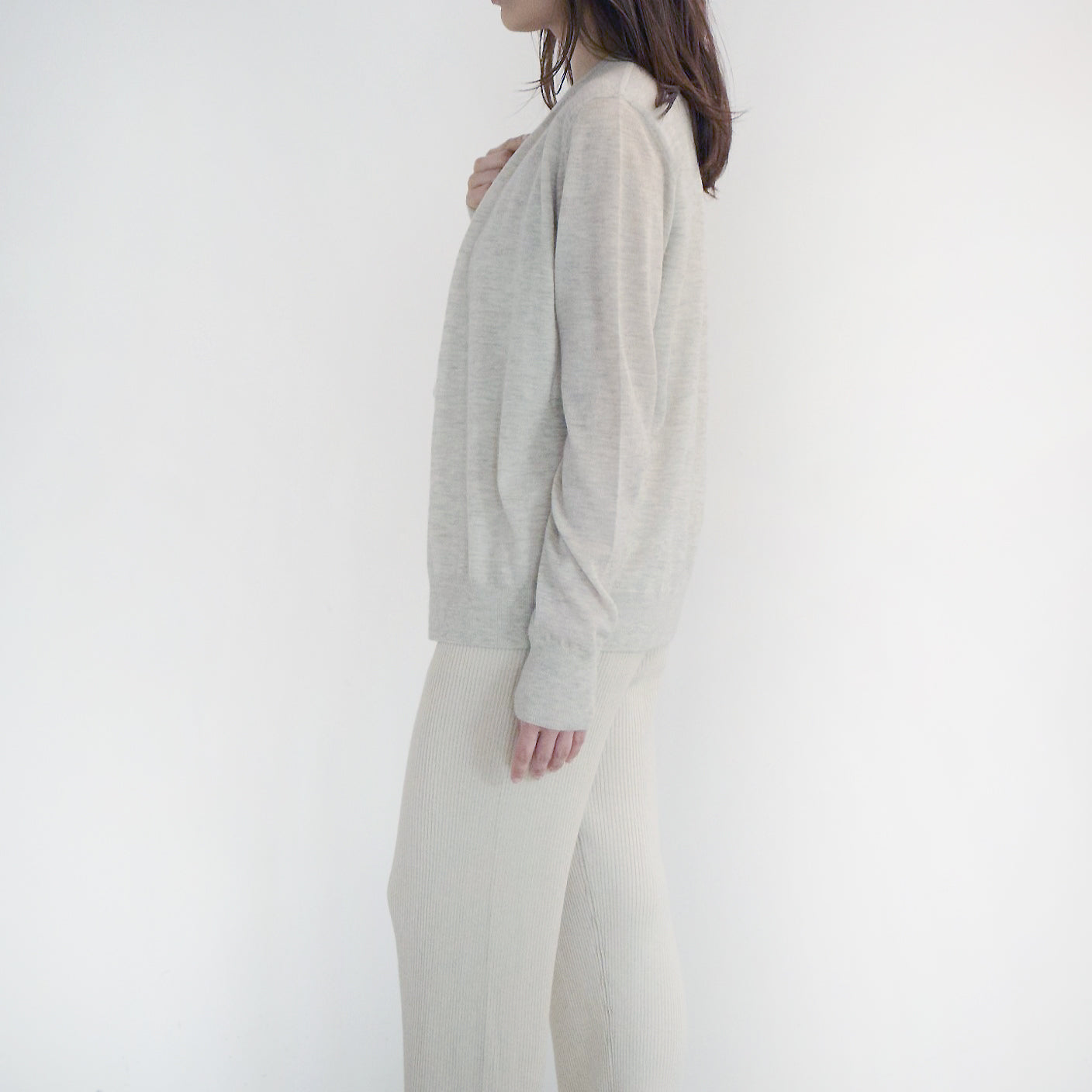 cashmere knit cardigan(カシミヤ100％ニットカーディガン)