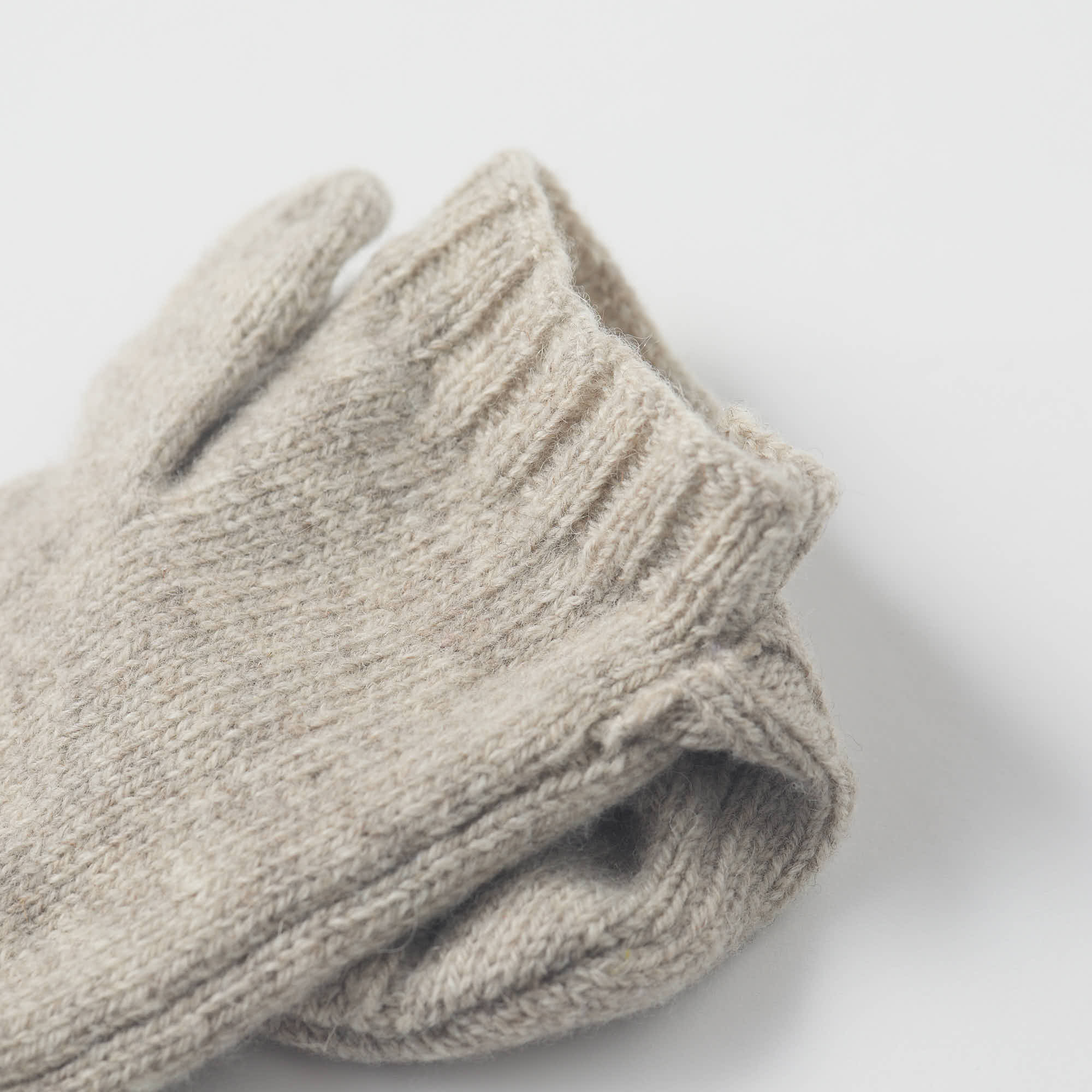 wool cable knit mittens(ウール ケーブルニットミトン)