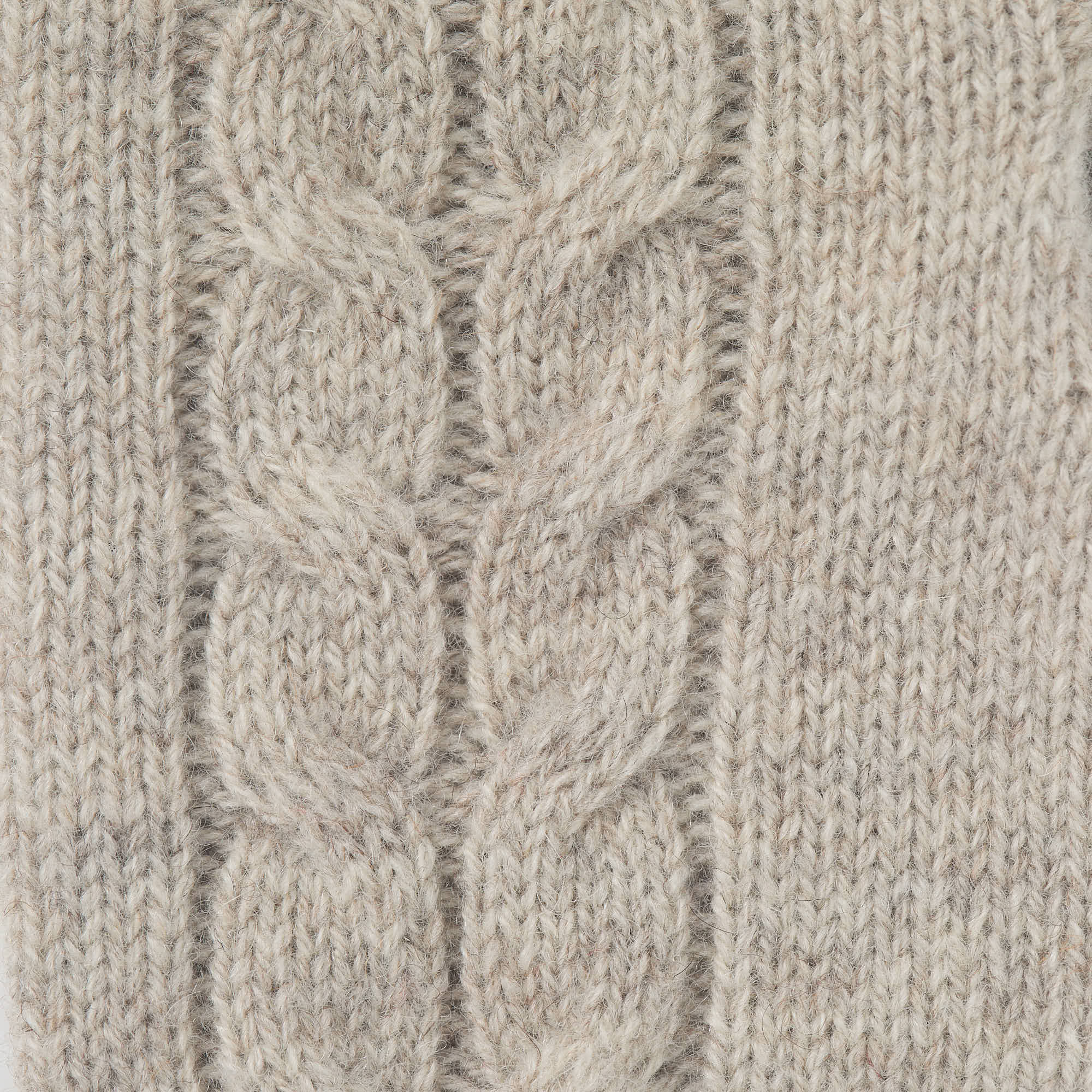 wool cable knit mittens(ウール ケーブルニットミトン)