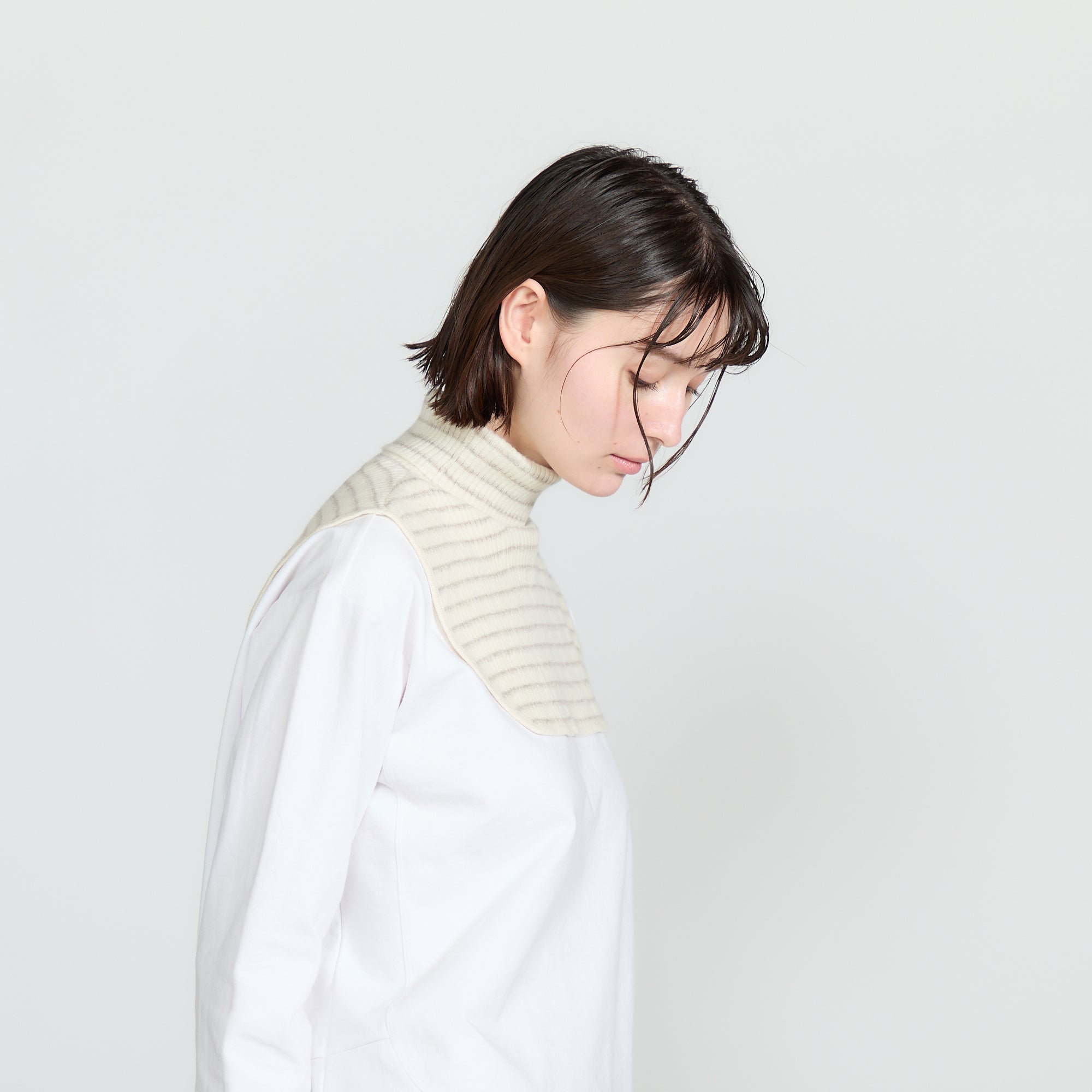 【Coming Soon】attached rib knit turtle neck(リブニット付けタートルネック)