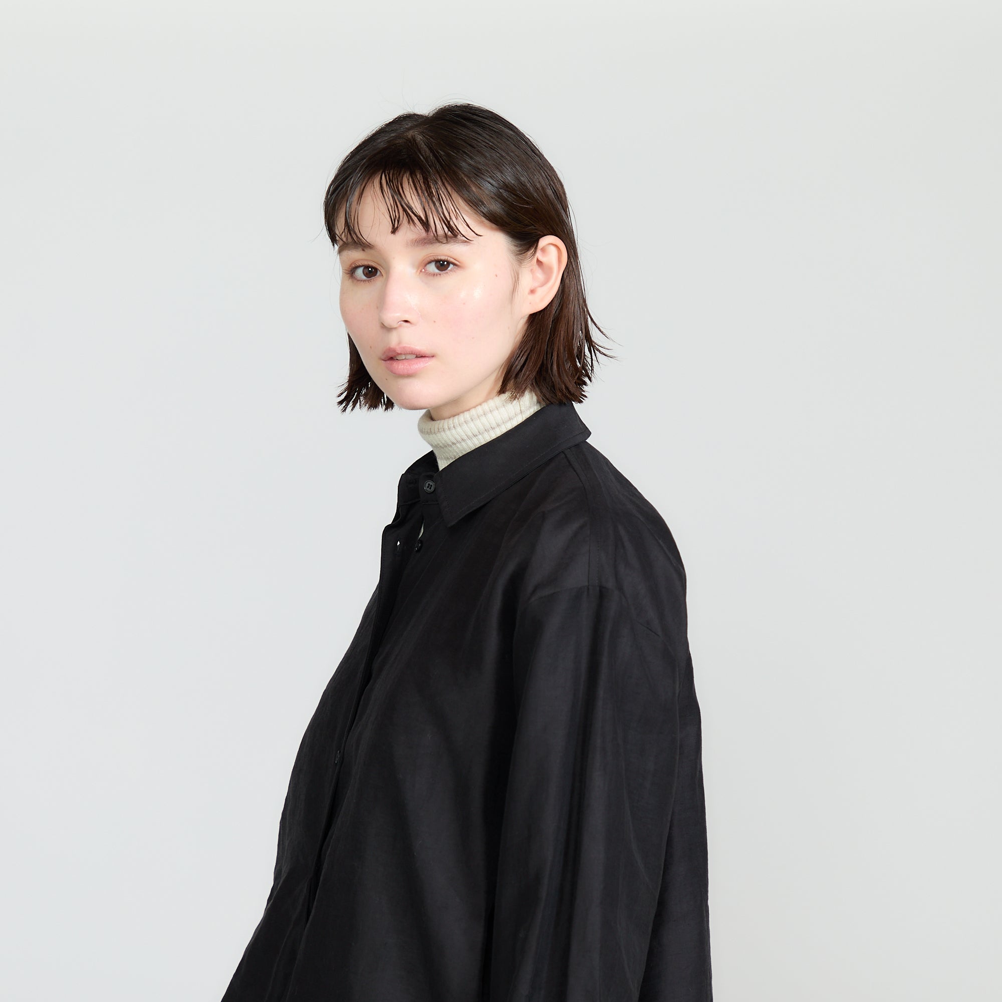 【Coming Soon】attached rib knit turtle neck(リブニット付けタートルネック)