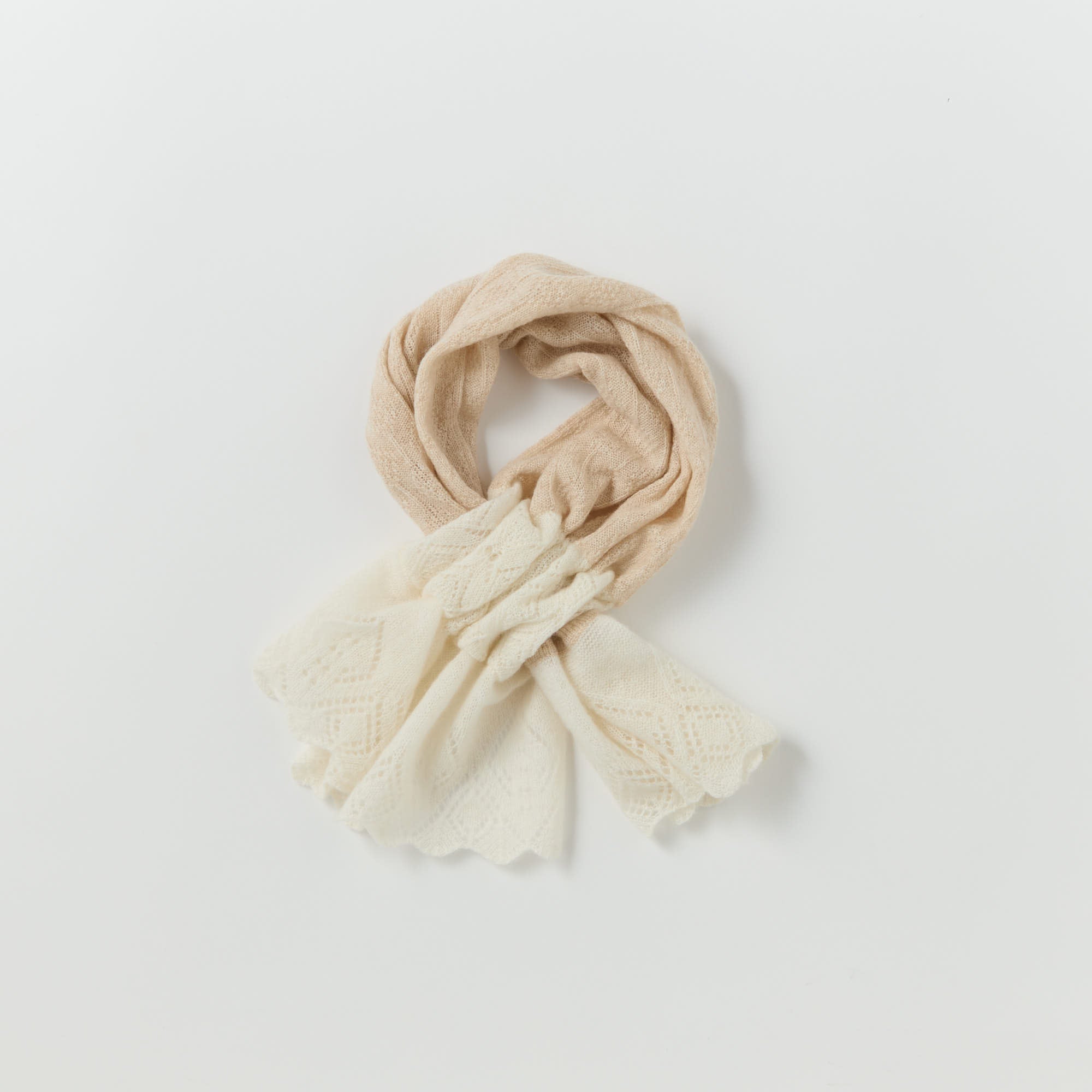 lace knit petit muffler(レース編みプチマフラー)