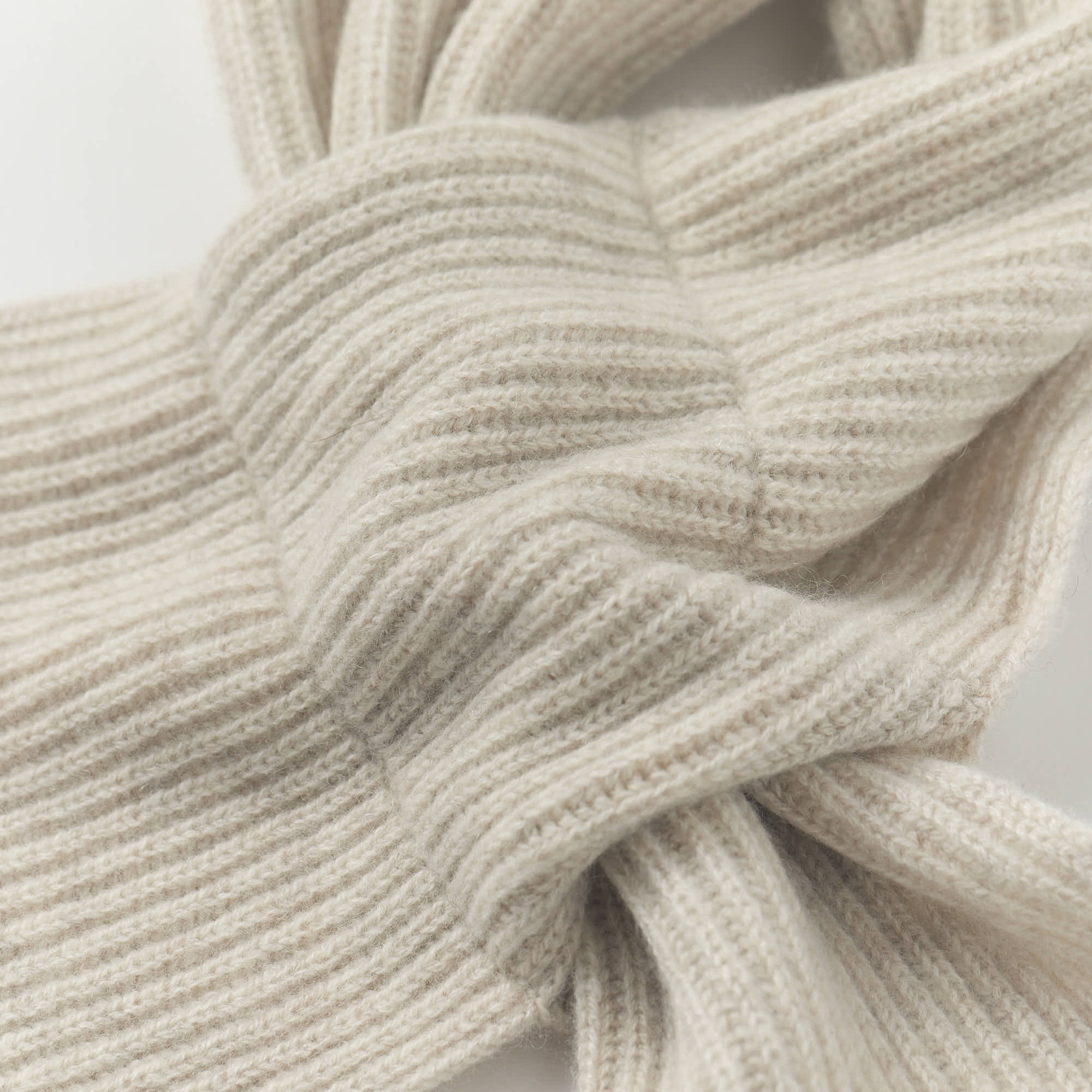 rib knit petit muffler(リブ編みニットプチマフラー)