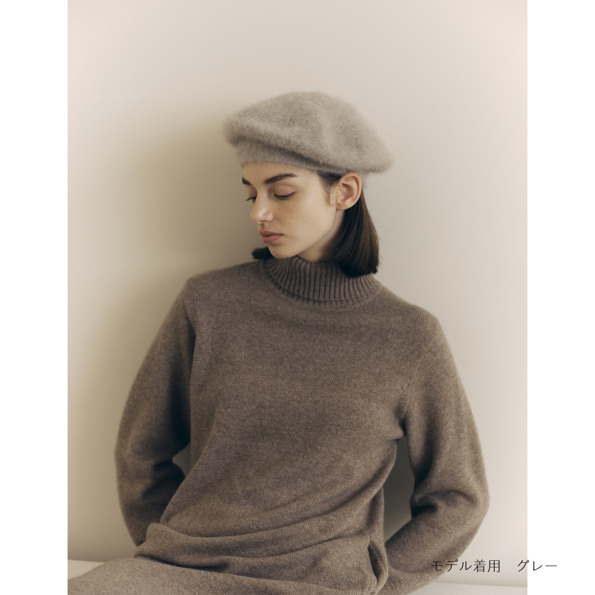 fluffy knit beret(ふわふわニットベレー帽)