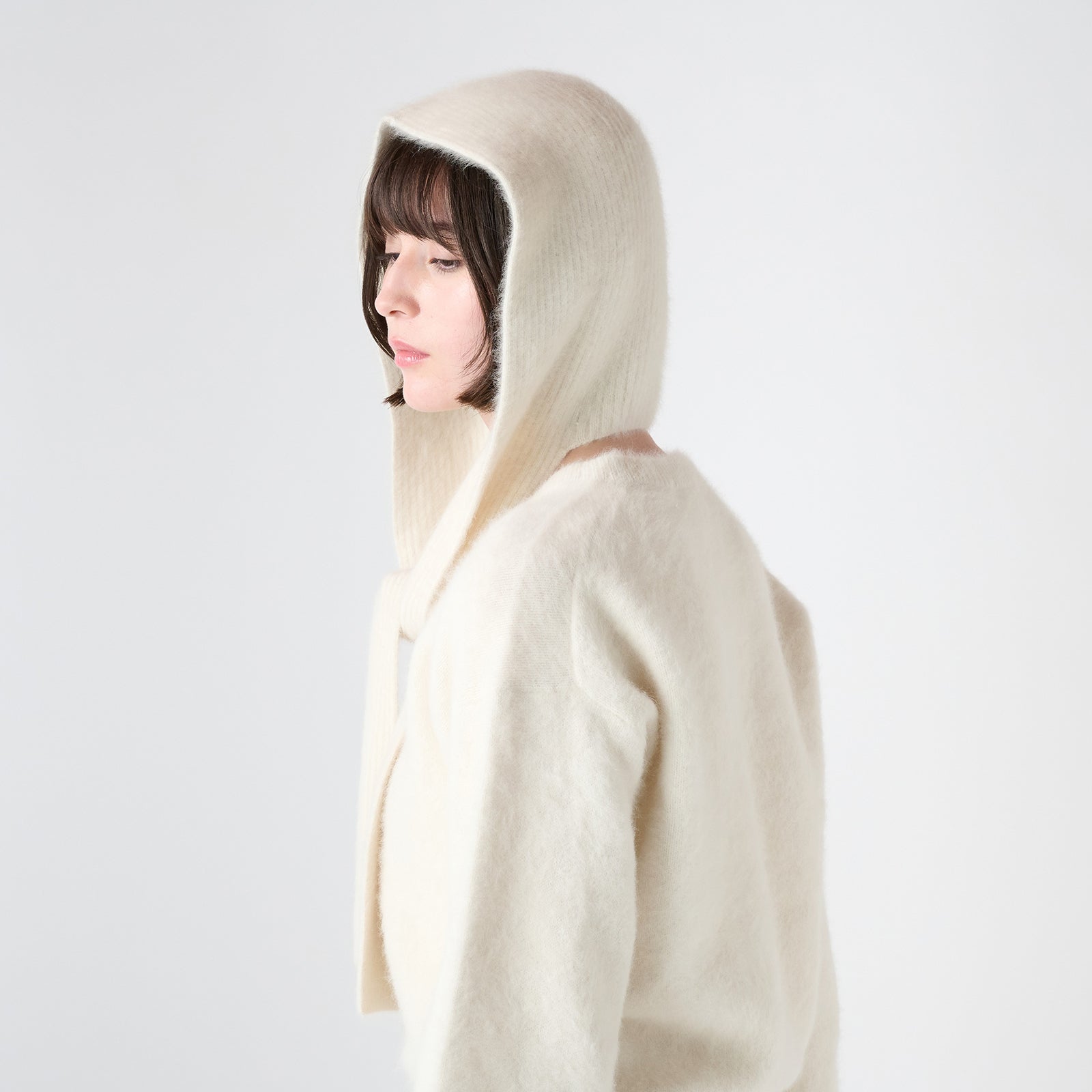 fox cashmere hood muffler（フォックスカシミヤ フードマフラー）