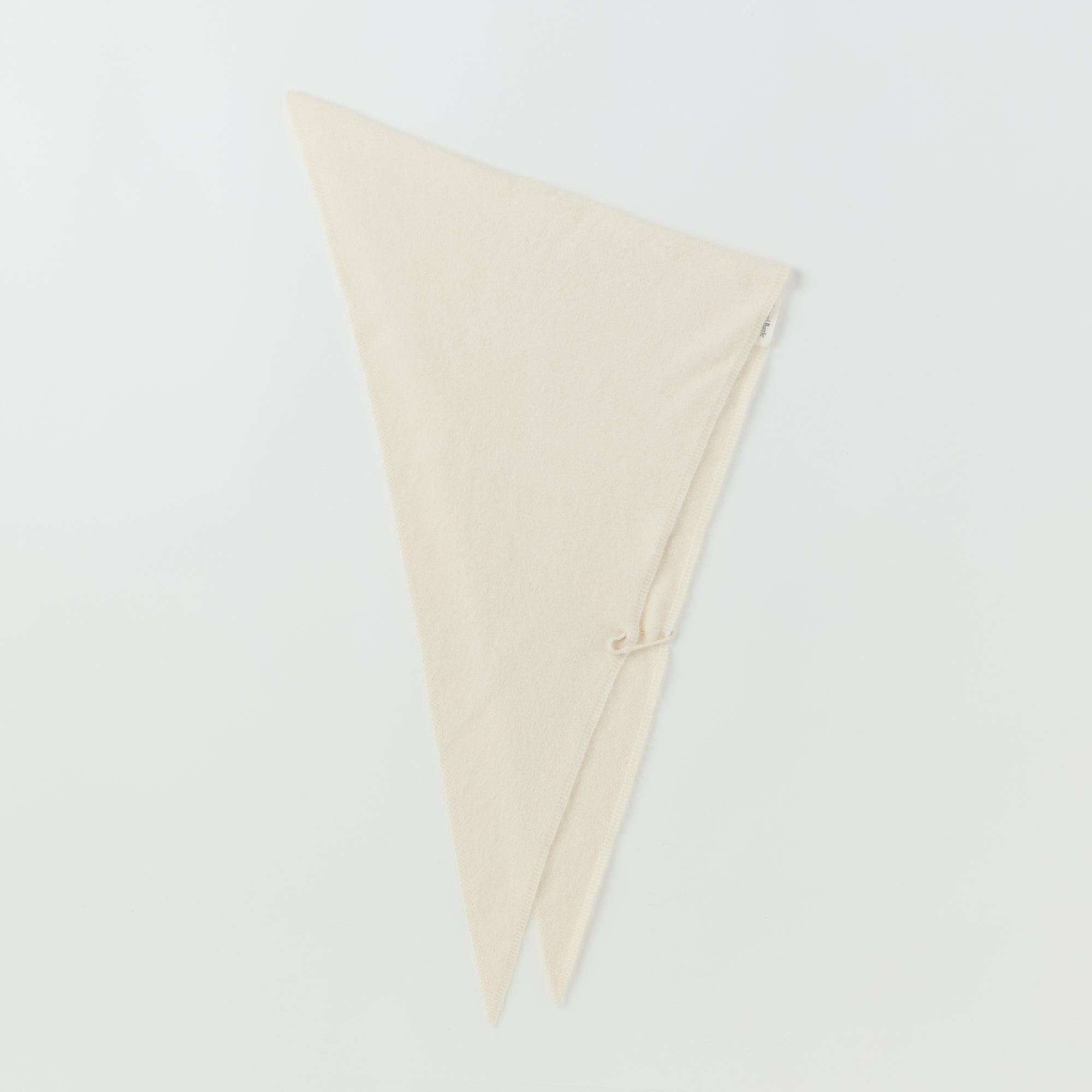 fox cashmere triangle knit scarf(フォックスカシミヤ トライアングルニットスカーフ)