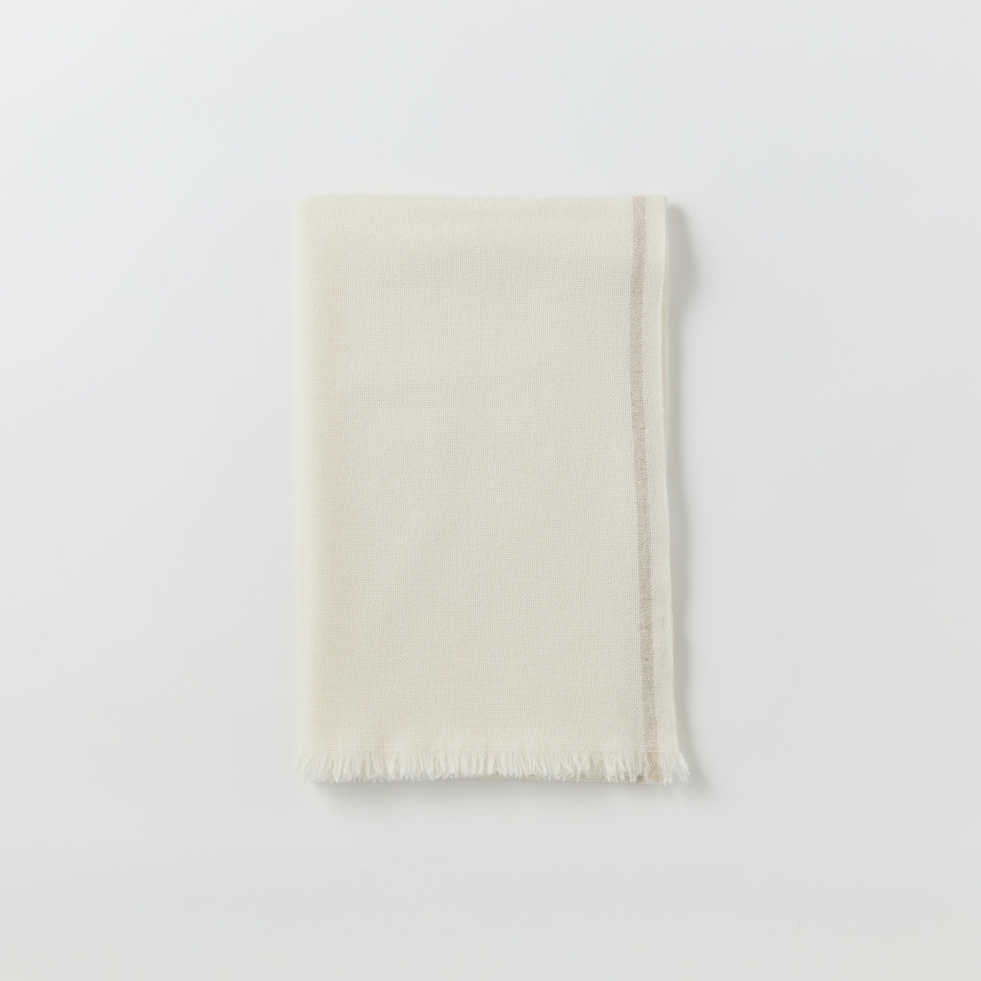 baby cashmere basket weave stole(ベビーカシミヤ バスケット織ストール)