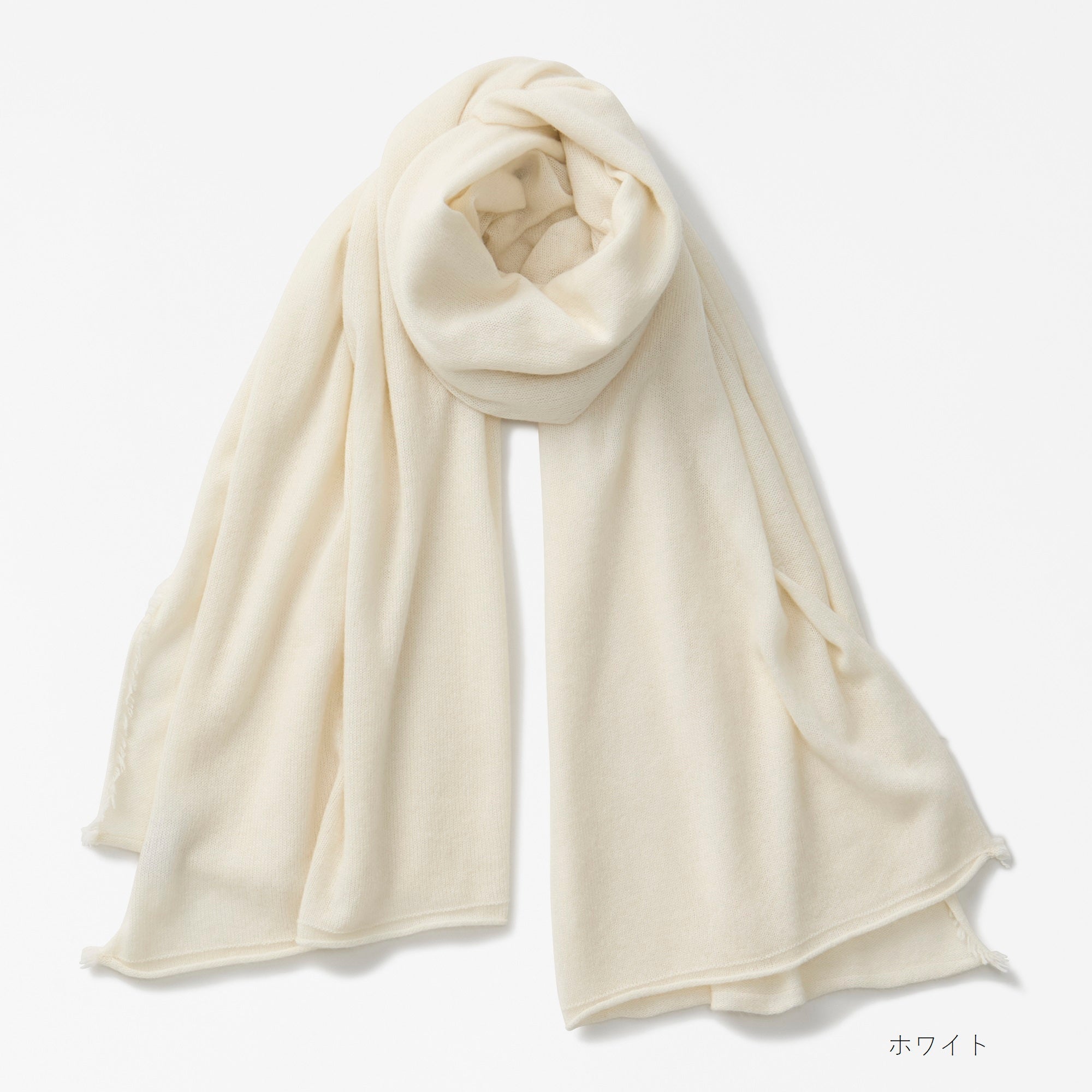 baby cashmere knit stole(ベビーカシミヤニットストール)