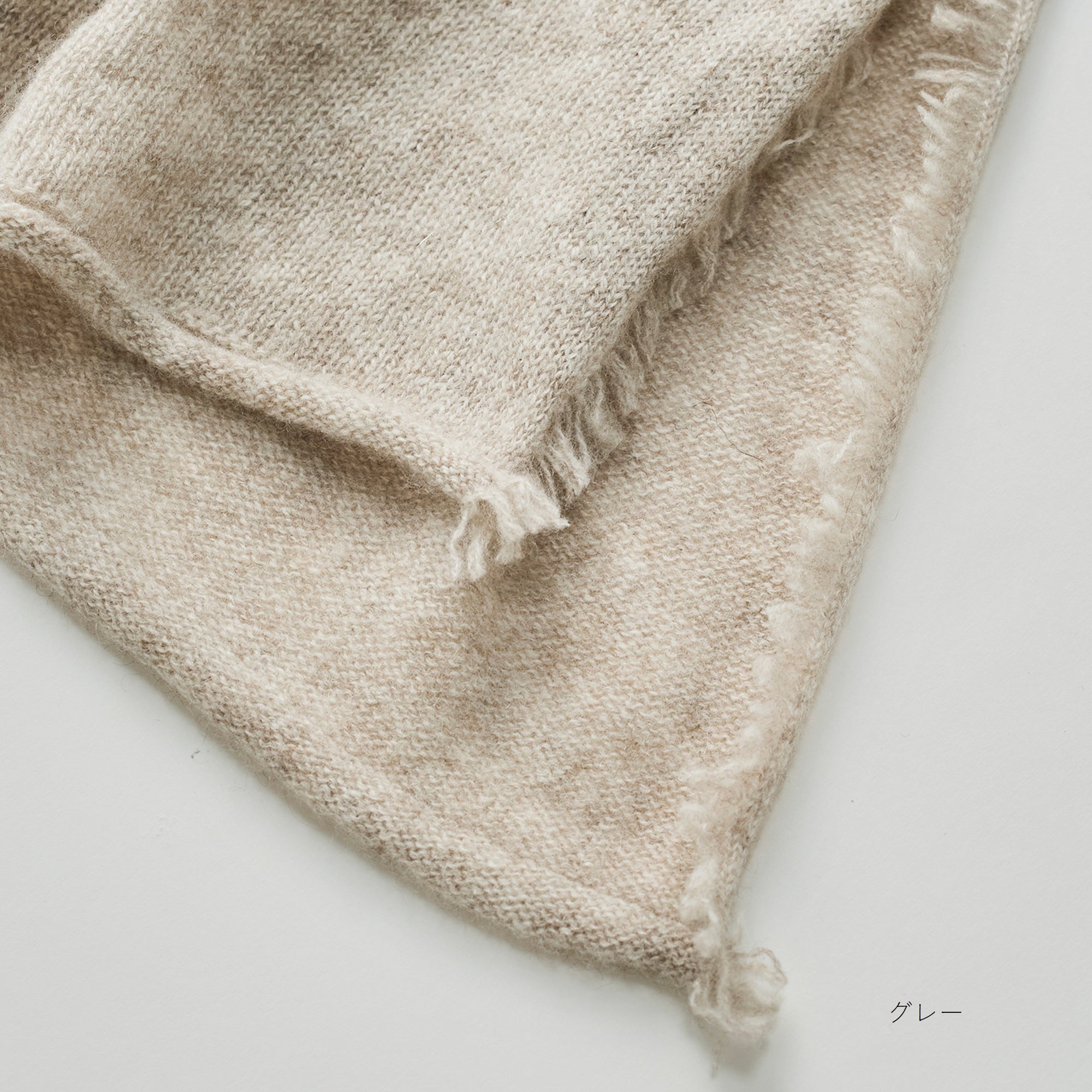 baby cashmere knit stole(ベビーカシミヤニットストール)