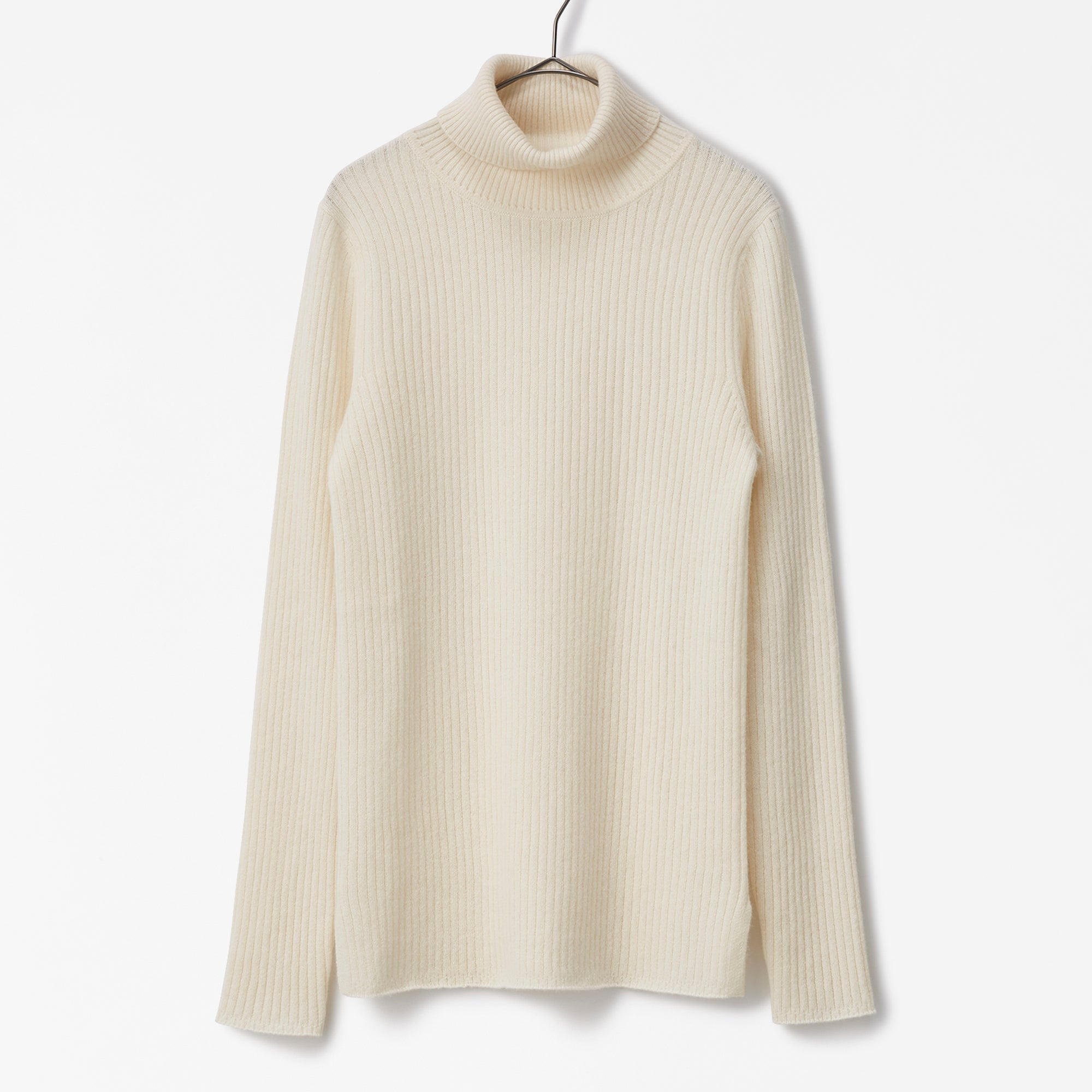 cashmere ribk nit turtle neck(カシミヤリブニットタートルネック)