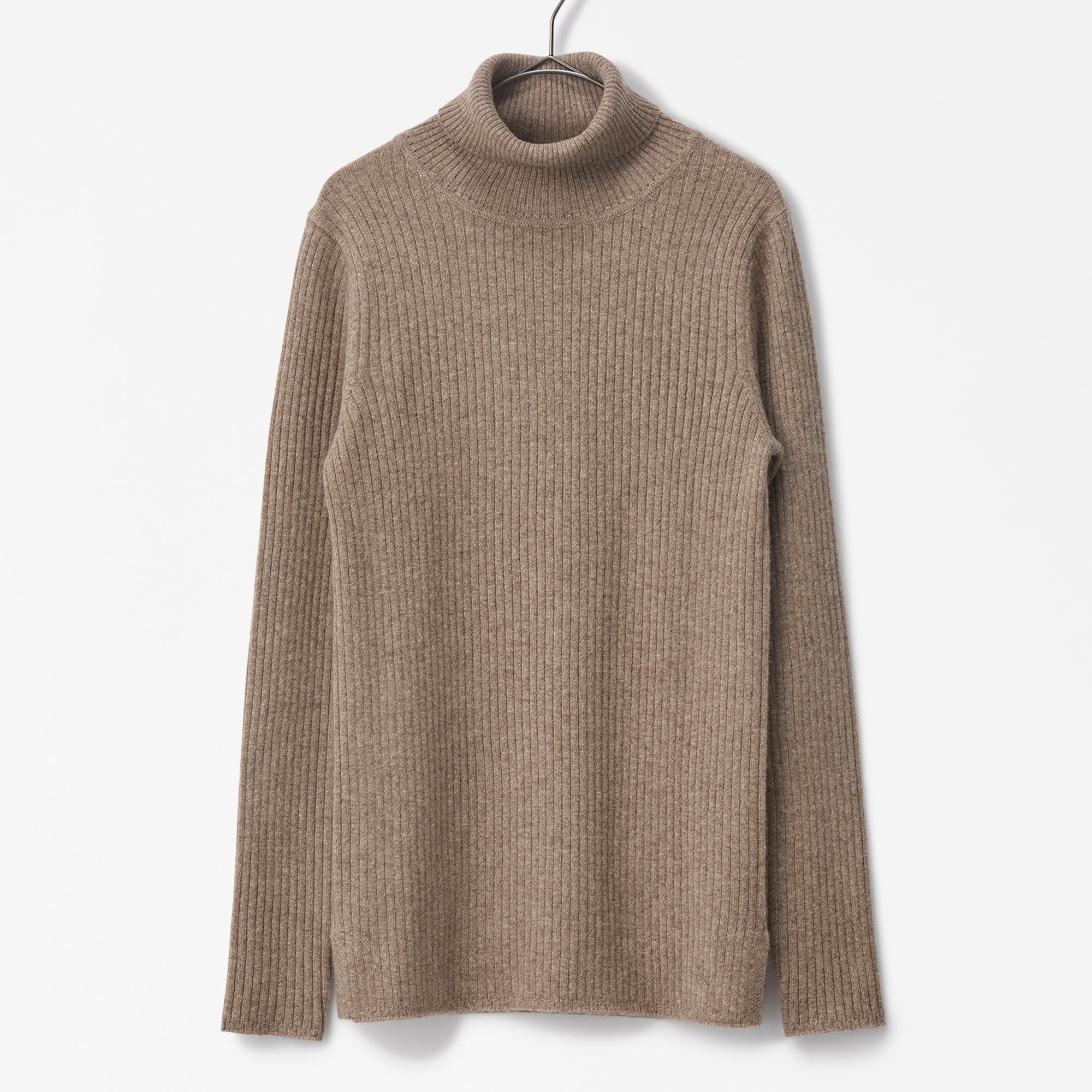 cashmere ribk nit turtle neck(カシミヤリブニットタートルネック)