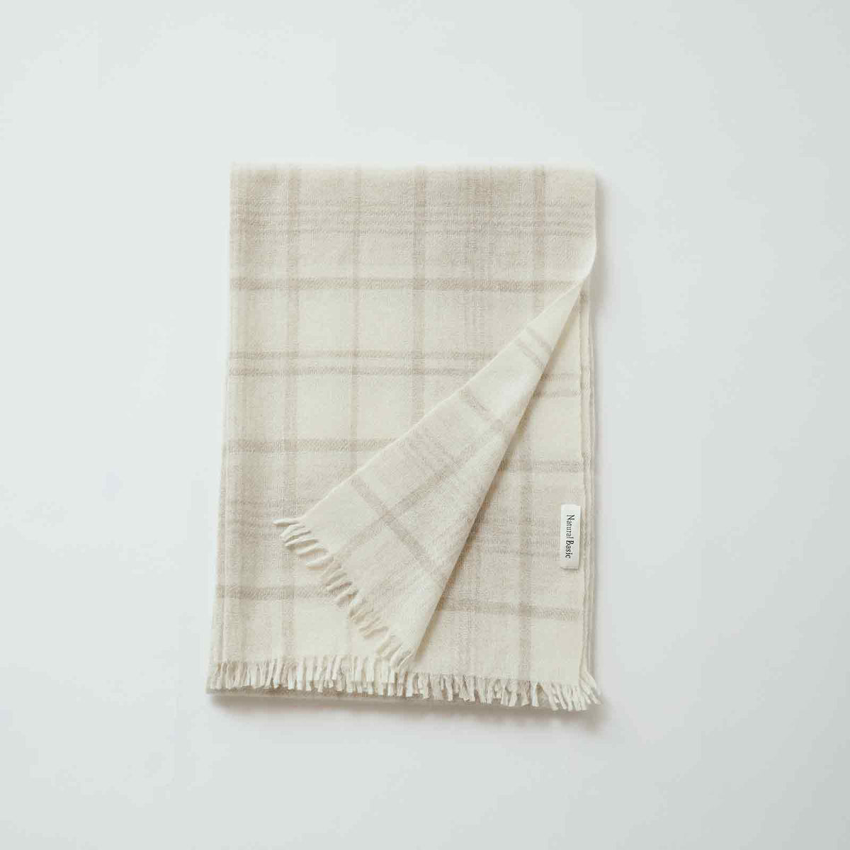 【Coming soon】baby cashmere plaid stole（ベビーカシミヤ チェックストール）