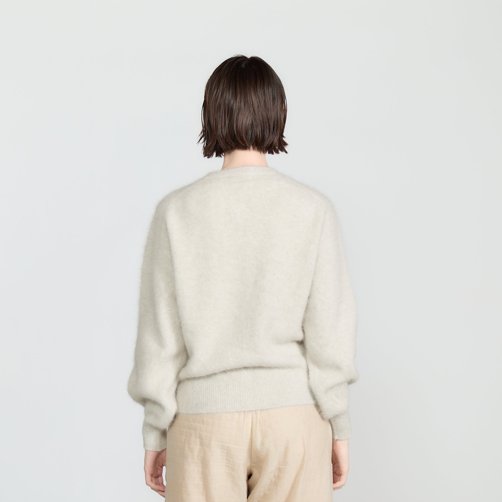 【Coming Soon】fox cashmere crew neck cardigan(フォックスカシミヤ クルーネックカーディガン)