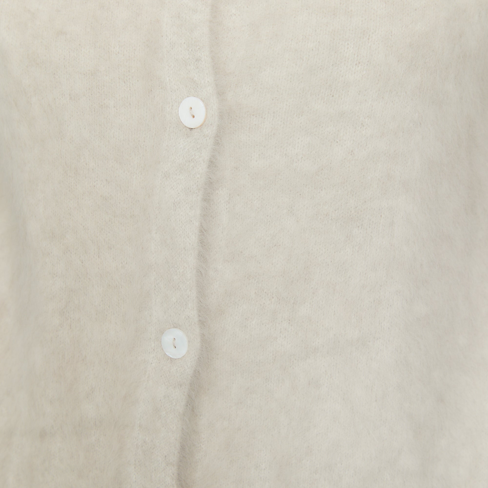 【Coming Soon】fox cashmere crew neck cardigan(フォックスカシミヤ クルーネックカーディガン)