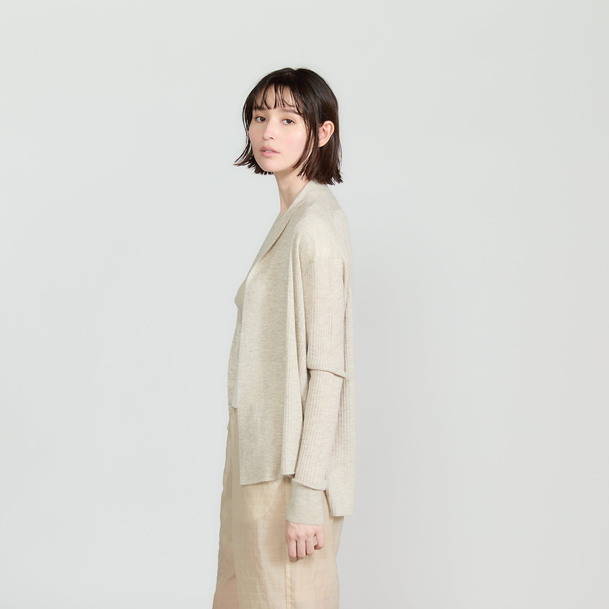 cashmere knit shawl cardigan(カシミヤ ニットショールカーディガン)