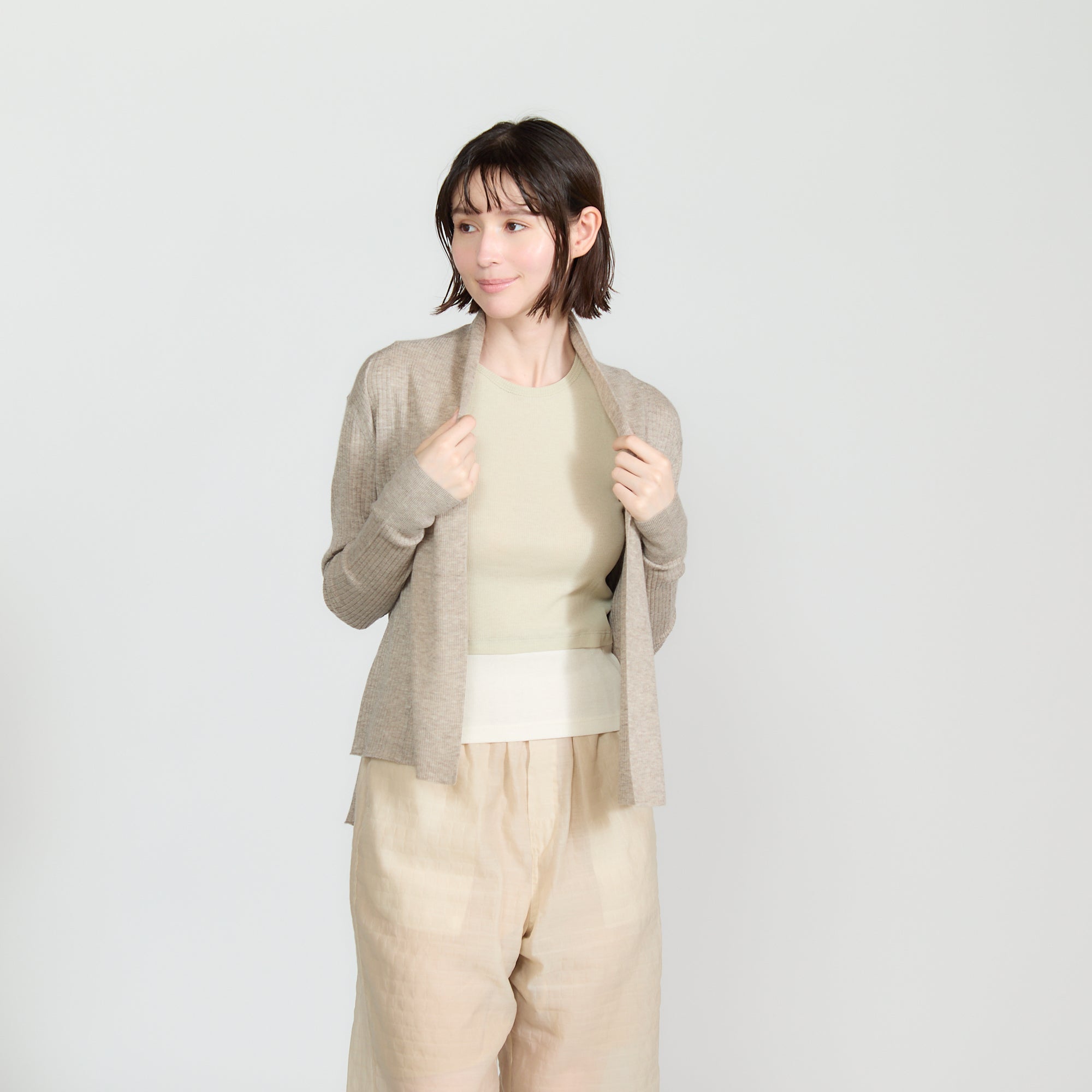 cashmere knit shawl cardigan(カシミヤ ニットショールカーディガン)
