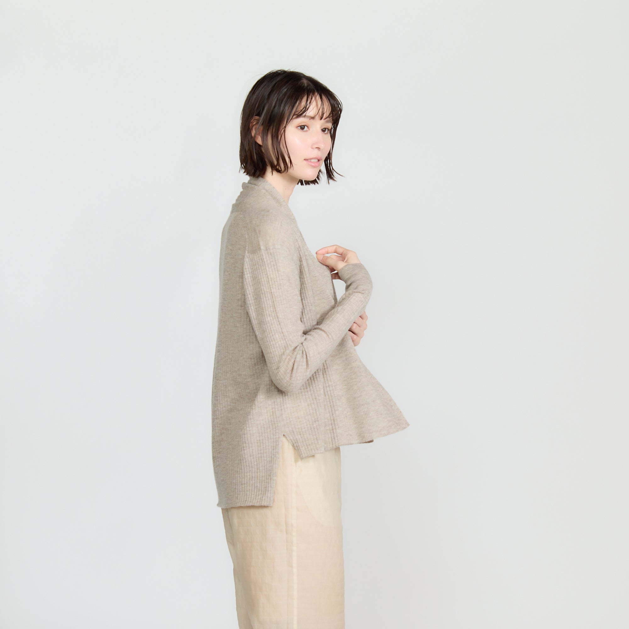 cashmere knit shawl cardigan(カシミヤ ニットショールカーディガン)