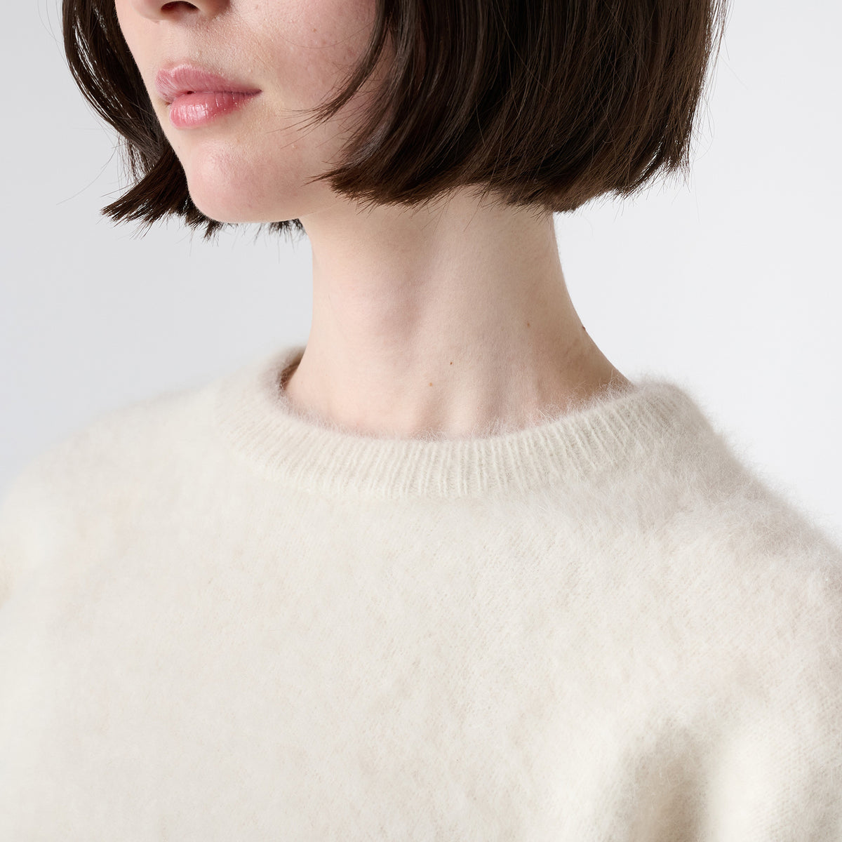 【Coming soon】fox cashmere crew neck pullover（フォックスカシミヤ クルーネックニット）