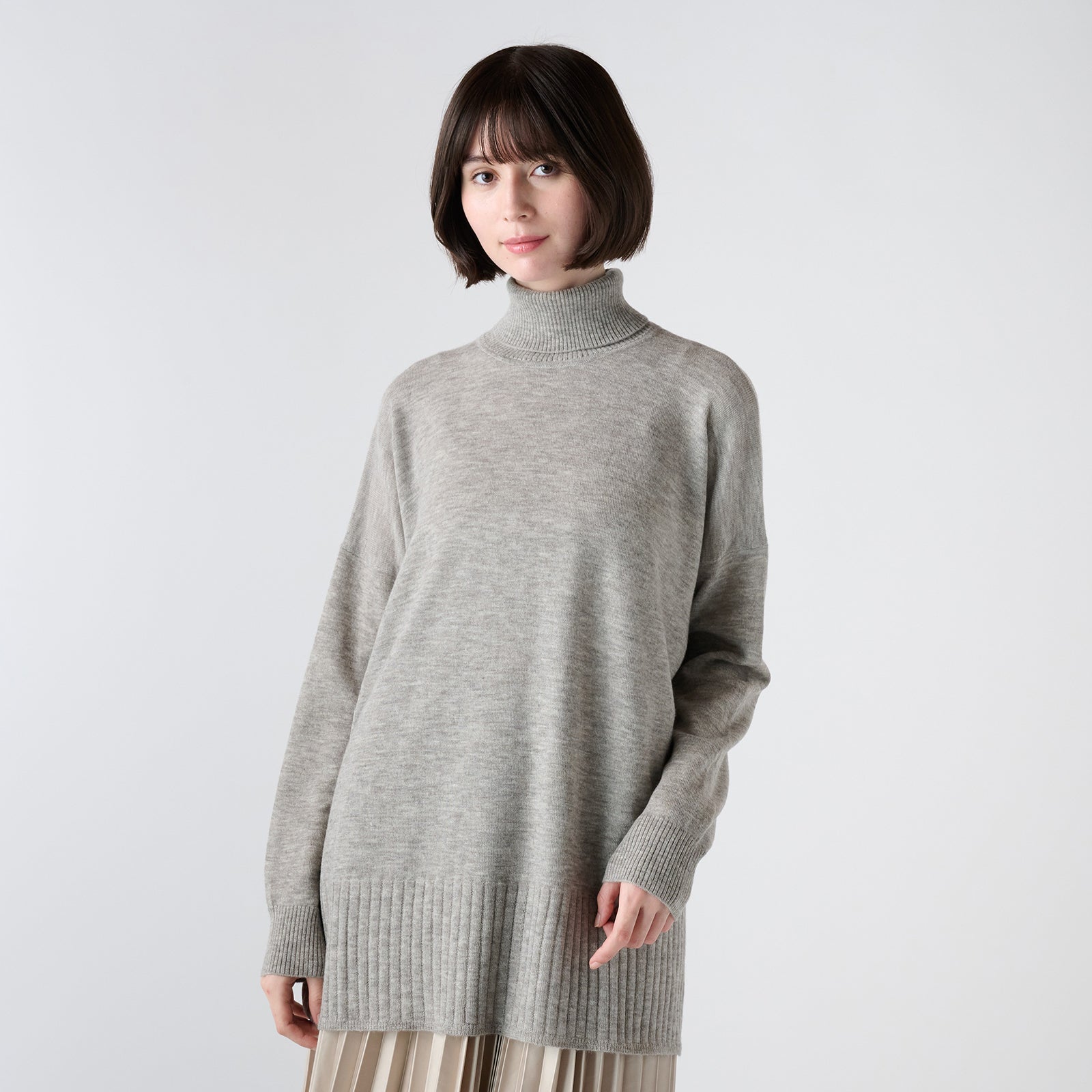 high gauge turtleneck pullover（ハイゲージ タートルネックニット）