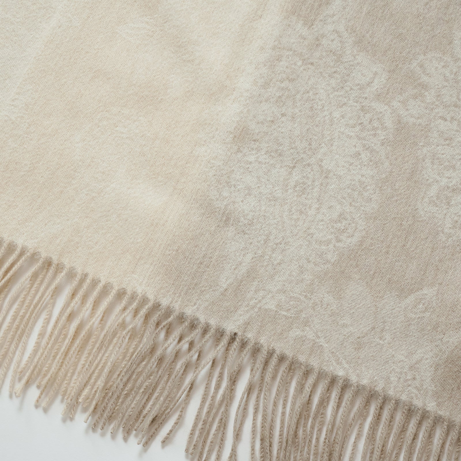 【Coming soon】cashmere jacquard stole（カシミヤ ジャカードストール）