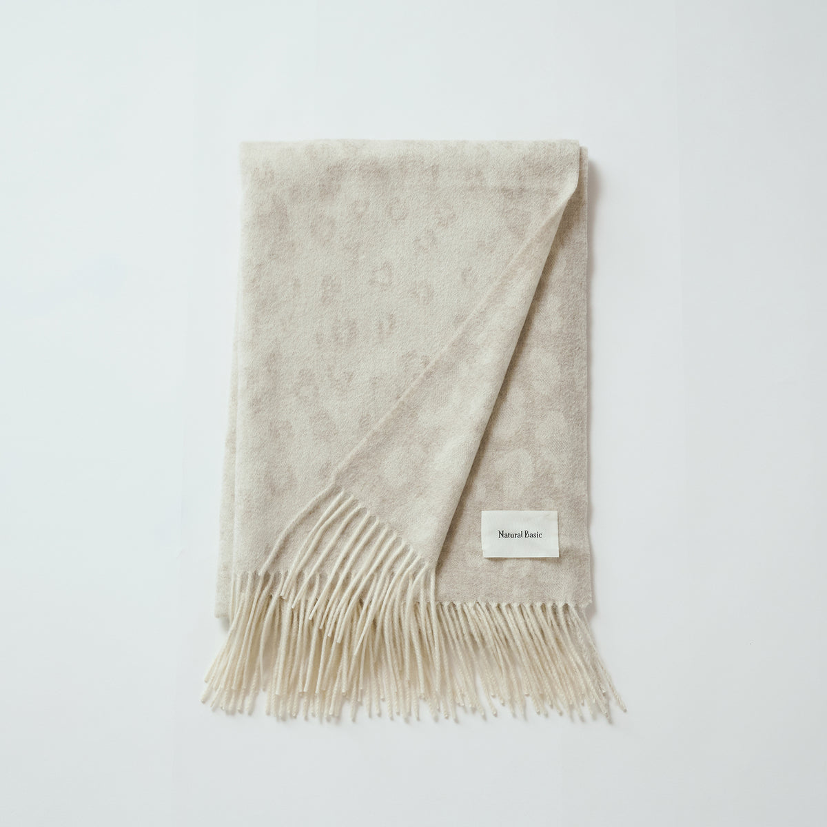 【Coming soon】cashmere jacquard stole（カシミヤ ジャカードストール）