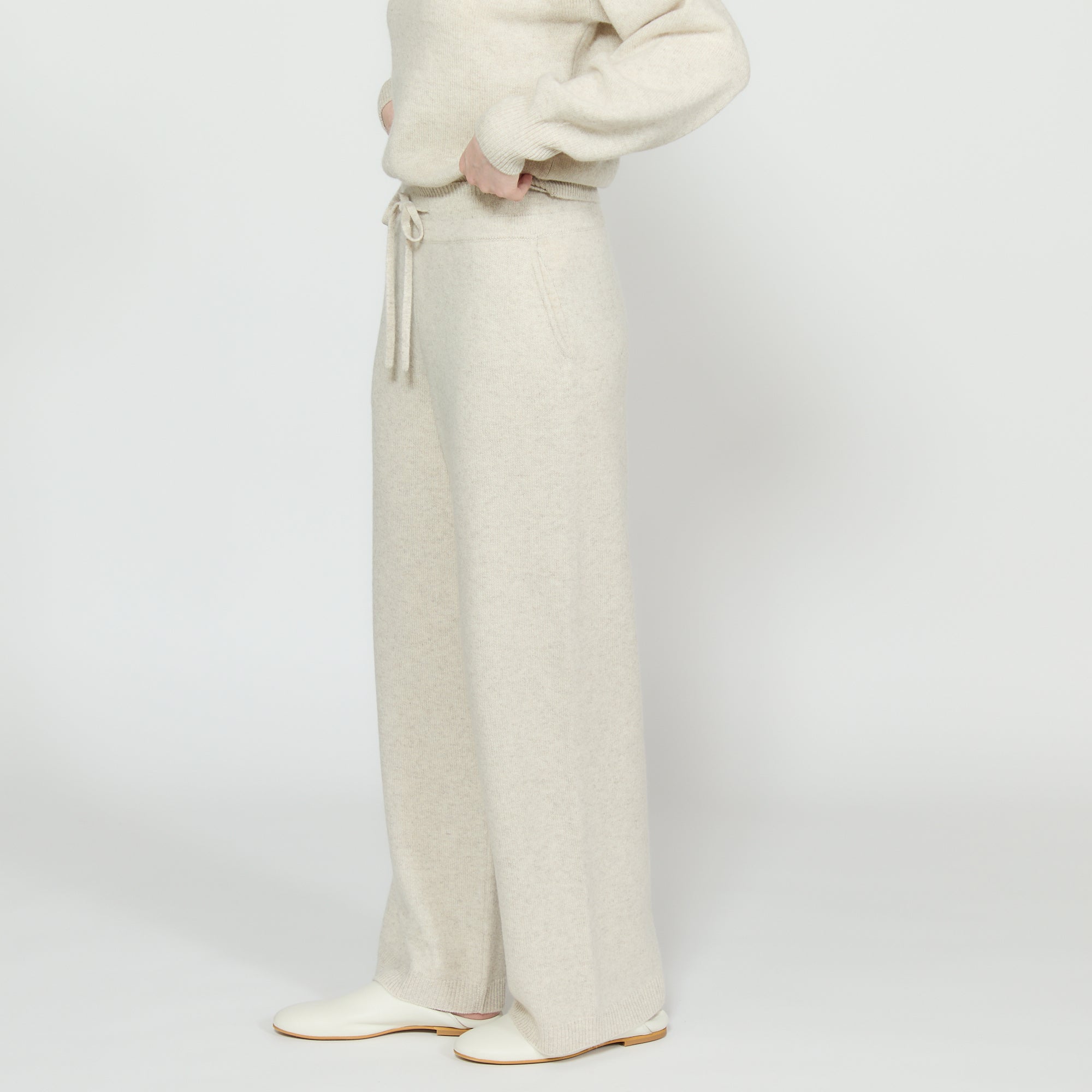 【Coming Soon】cashmere knit wide pants(カシミヤ ニットワイドパンツ)