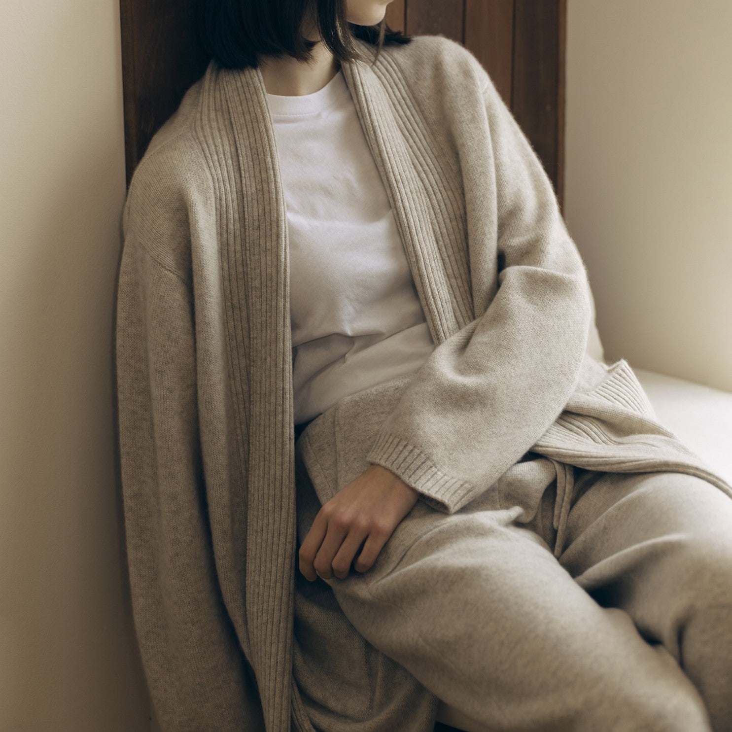 cashmere shawlcollar cardigan(カシミヤショールカラーカーディガン)EC限定ギフトバッグ付き