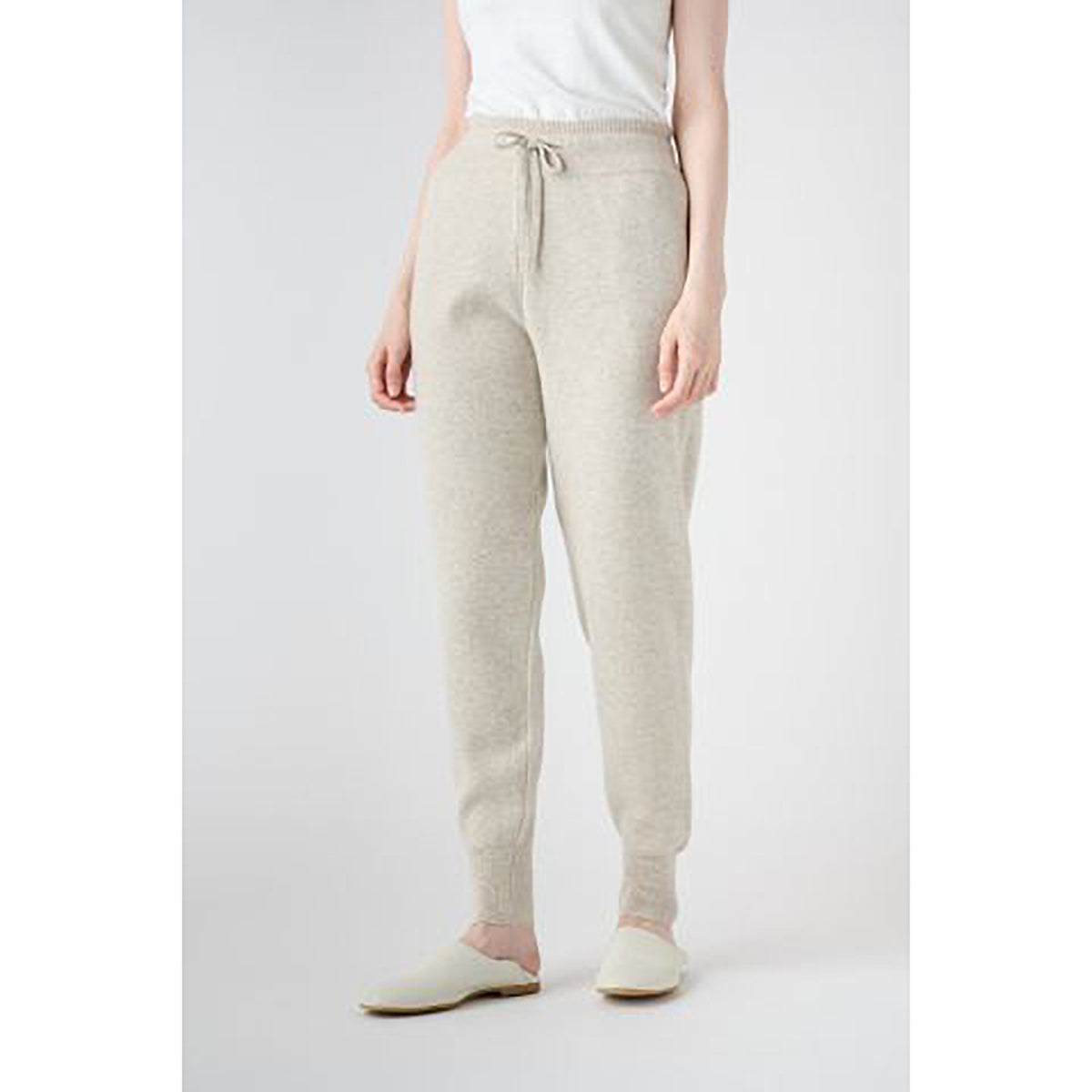 【Coming soon】cashmere rib knit pants（カシミヤ リブニットパンツ）