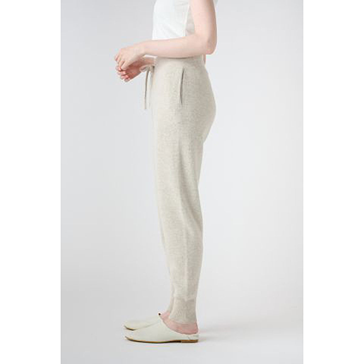 【Coming soon】cashmere rib knit pants（カシミヤ リブニットパンツ）