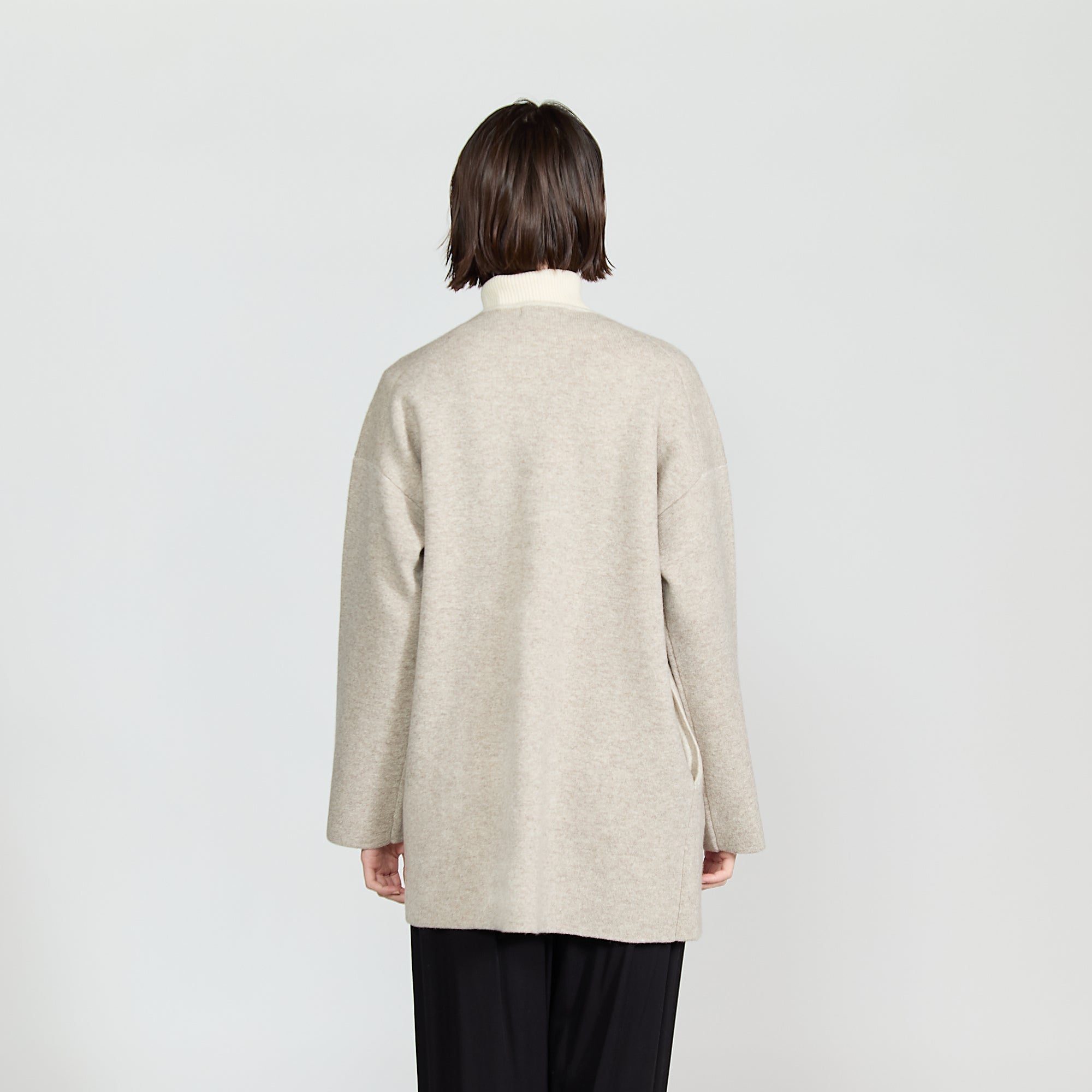 cashmere knit short coat(カシミヤ ショートコート)