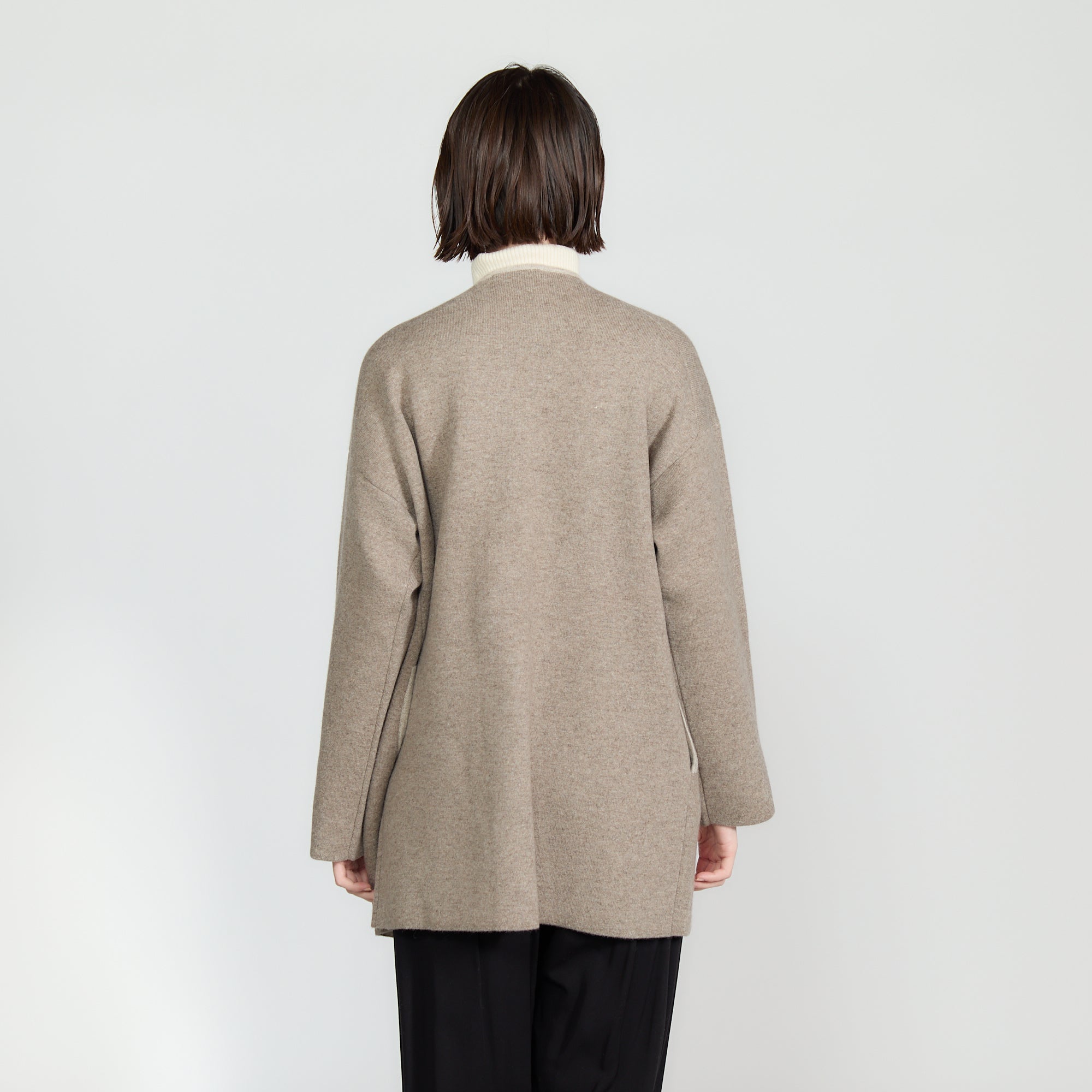 cashmere knit short coat(カシミヤ ショートコート)