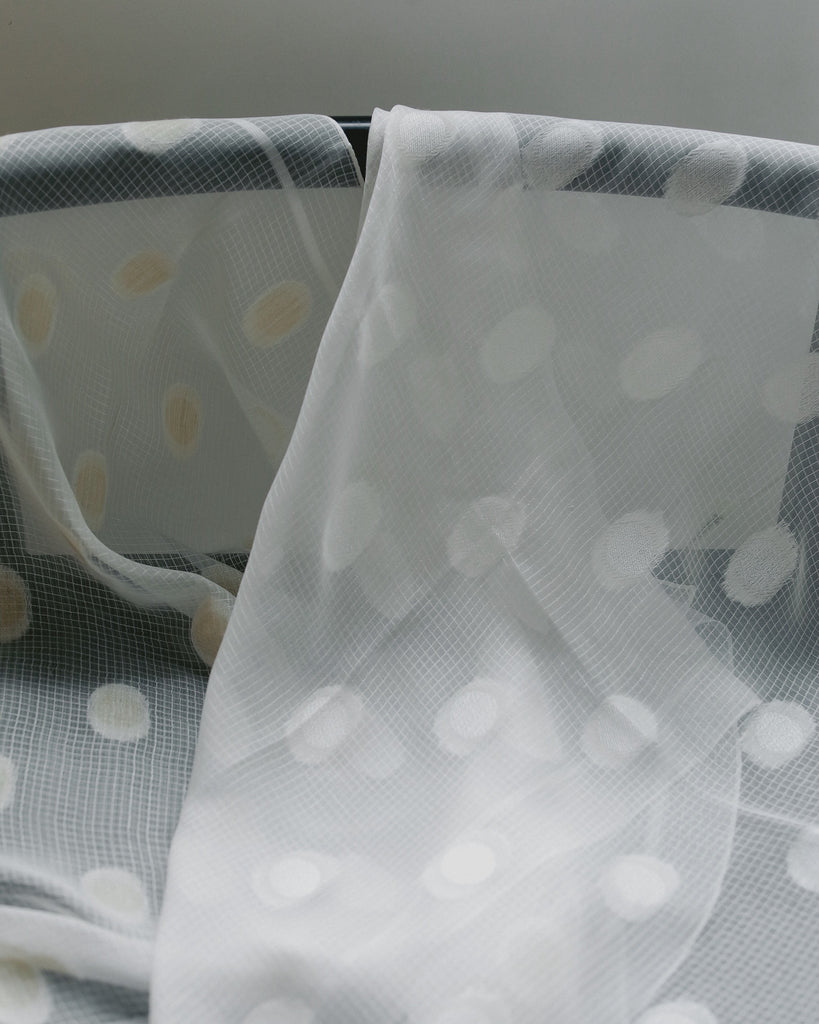 back cut jacqurd petite stole　#55911006