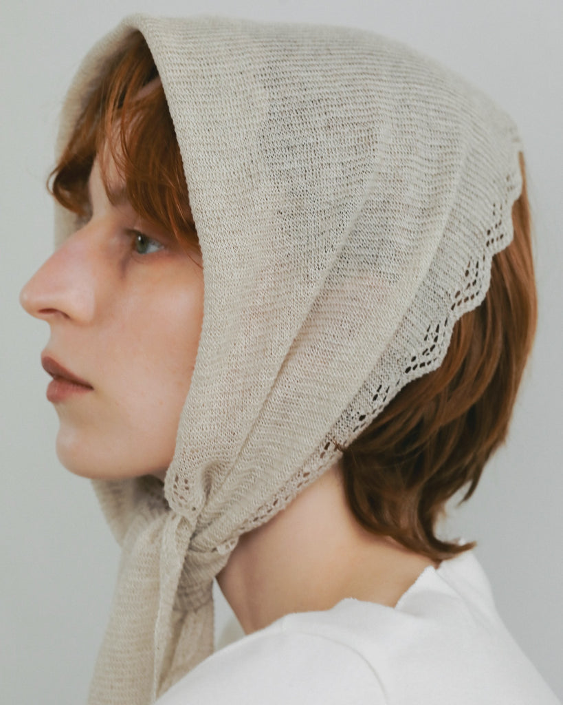 diamond knit scarf　#55907002